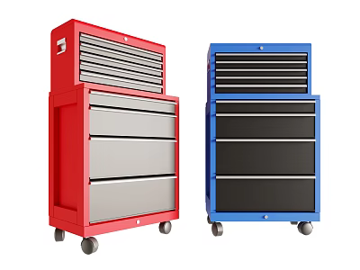 Auto Repair Tool Cabinet Parts Cabinet Car Repair Toolbox Parts Cabinet Mobile Auto Parts Cabinet 3d model