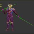 Modern Game Character Sci-fi Armor Alien Armor Sci-fi Armor High-tech Armor 3d model