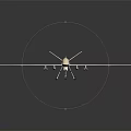 Military Surveillance Drone With Long Wingspan And Multiple Payload Mounts For Aerial Reconnaissance Missions