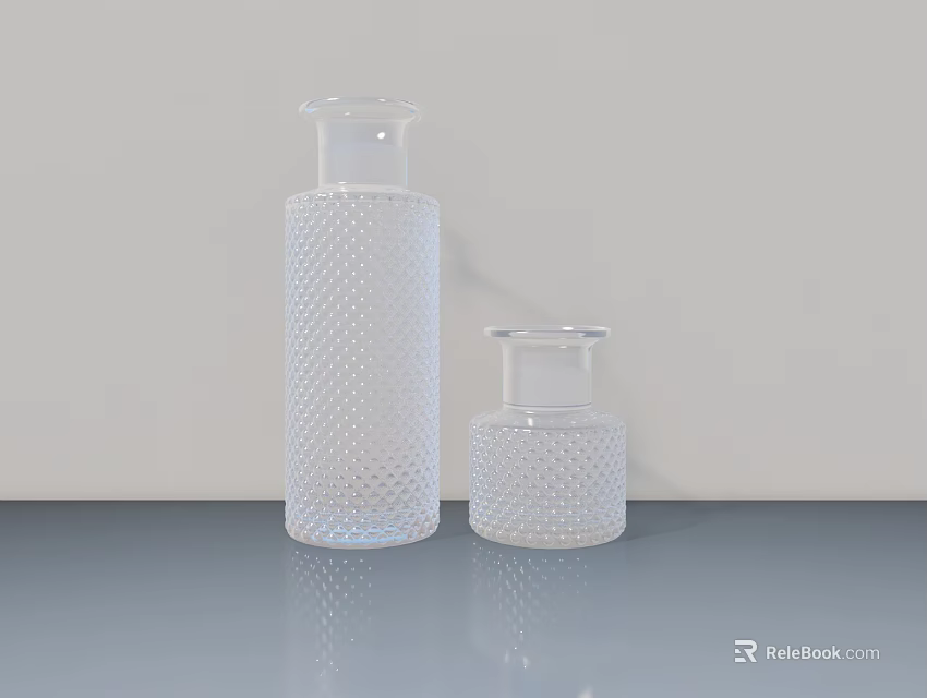 Modern Home Interior With Stylish Glass Panel Swing Door Design 3d model