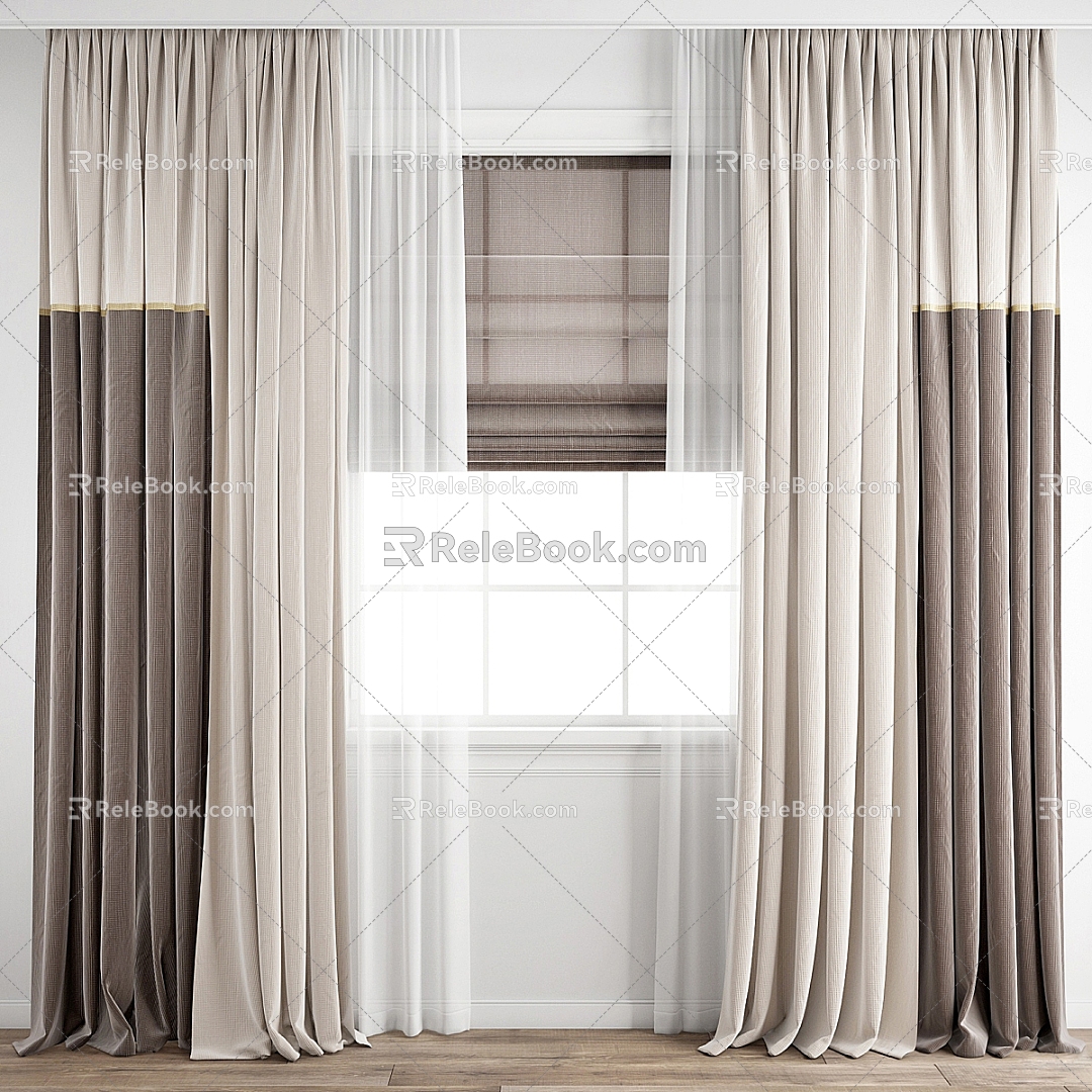 Fabric Curtain model