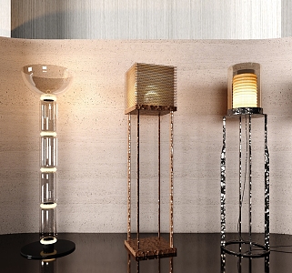 Modern floor lamp 3d model