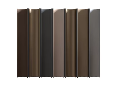 Modern Wall Panels with Multiple Color Options and Textured Design for Interior 3d model