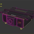Advanced Projection Monitoring Device With Camera Lens And Sturdy Metal Brackets