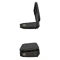 BORK Black Compact Sandwich Maker Kitchen Appliance With Sleek Design For Home Cooking