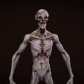 Zombie Monster Character Mutant Creature Walking Dead Zombie Game Character 3d model