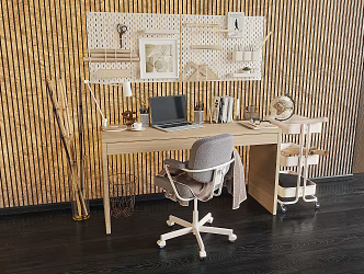 modern desk chair 3d model