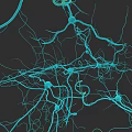 Brain Neural Network Structure With Interconnected Neurons And Synaptic Connections In Detail 3d model