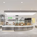 Modern Dessert Shop Interior Design With Glass Display Cases And Fresh Pastries