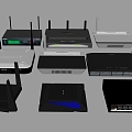 Network router WIFI 3d model