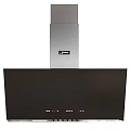 Modern Kitchen Cookware Set With Range Hood Gas Stove Induction Cooktop And Cabinets