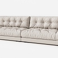 Living room sofa clouds sofa 3d model