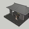 New style pavilion 3d model