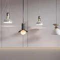 Modern Pendant Lights with Contemporary Designs Black White Metal Shades in Minimalist Setting