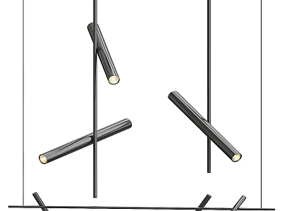 Modern chandelier Esprit 3d model