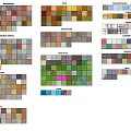 Garden Decorative Brick Pavers With Various Colorful Textured Patterns For Landscaping