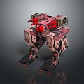 Mech Warrior Mech Soldier Machine Battlearm Mechanical Battlearm Machine Fighter Robot 3d model