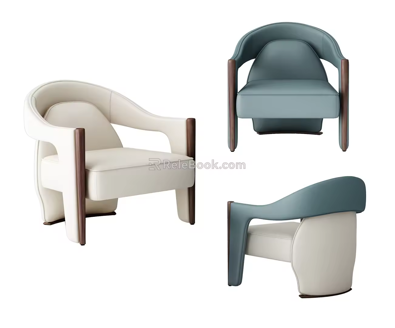 Single sofa 3d model