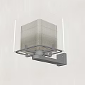 Modern Minimalist Wall Lamp With Linen Shade And Metal Frame Wall Mounted Design