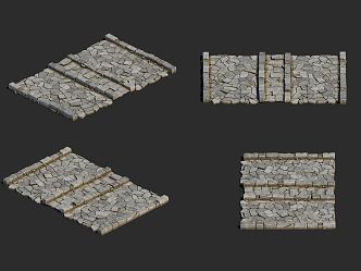 Modern floor tile 3d model