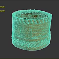 Handwoven Birch Bark Storage Basket With Natural Texture And Woven Edges