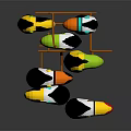 Colorful Tropical Toucans Perched On Tree Branches With Green Leaves And Vibrant Beaks