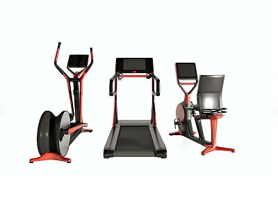 Modern Fitness Equipment Fitness Equipment Treadmill 3d model