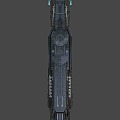 UNSC Infinity spacecraft 3d model