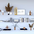 Modern ornaments combination 3d model