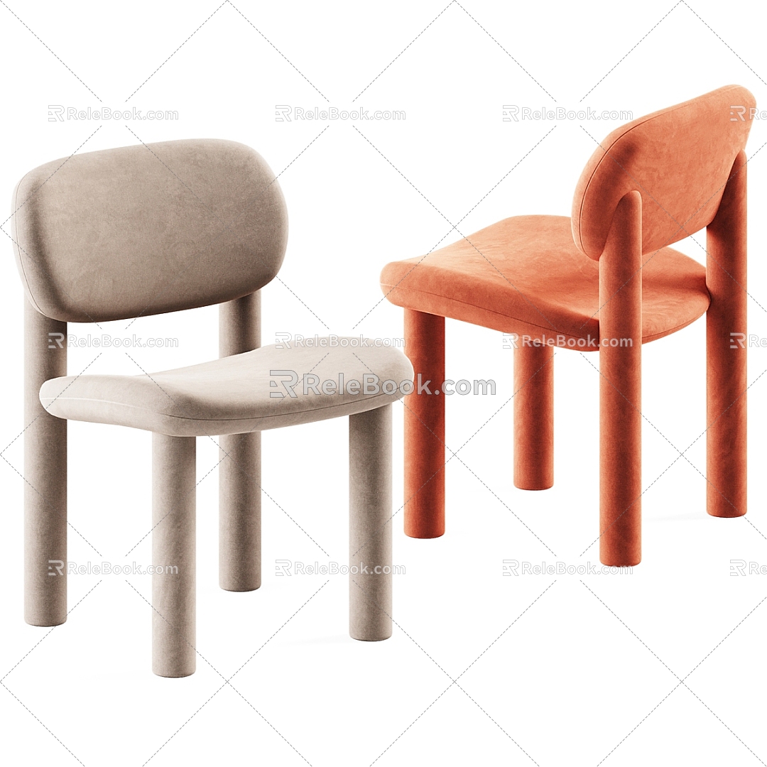 Modern DRIADE Dining Chair 3d model