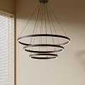 Modern Minimalist Chandelier Nordic Style Chandelier Mediterranean Style Chandelier Study Lamp Combination Dining Room Lamp 3d model