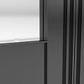 Modern Sliding Doors With Glass Panels And Metal Frames For Interior Design