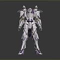 Mech Warrior Mech Soldier Machine Battlearm Mechanical Battlearm Machine Fighter Robot 3d model