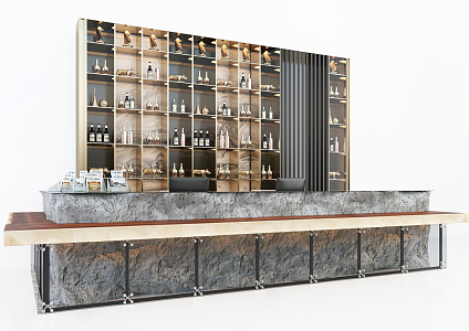 Modern Bar 3d model