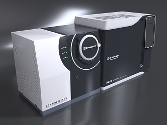 Modern Chromatograph Experimental Equipment Chromatograph 3d model