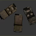 Vintage Military Jeeps With Rustic Bodies And Antennas On Gray Background