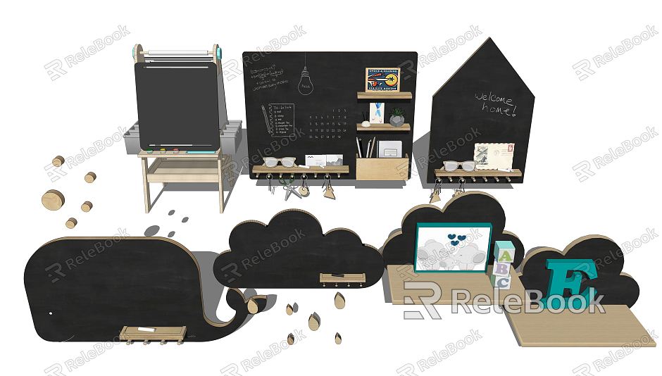 Modern Blackboard Children's Blackboard model