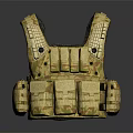 Camouflage Tactical Vest With Multiple Pockets And Functional Military Design