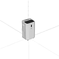White Modern Dehumidifier With Compact Design And Efficient Moisture Removal For Home Use