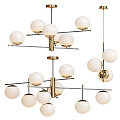 Light Luxury Chandelier 3d model