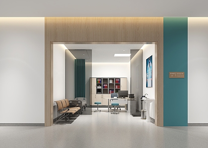 Modern Clinic Doctor's Office Clinic 3d model