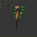 snake cobra venomous snake python reptile cold-blooded animal reptile 3d model