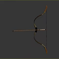 Crossbow Mechanical Crossbow Shift Bow and Arrow Shoot Far Equipment Weapons High-tech Crossbow 3d model