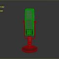 Modern Microphone Mike Amplifier Capacitor Mike High-end Mike 3d model