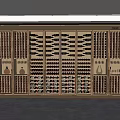 Luxury Modern Wine Cabinet With Glass Doors LED Lighting And Multiple Wine Racks