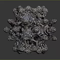 3D Printed Medical Device Component with Complex Structural Design Precision Engineered for Surgical Applications