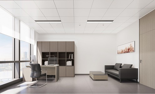 Office Modern Office Space 3d model