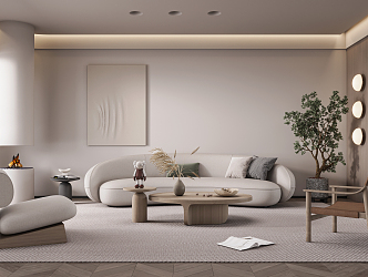 The Silent Living Room 3d model