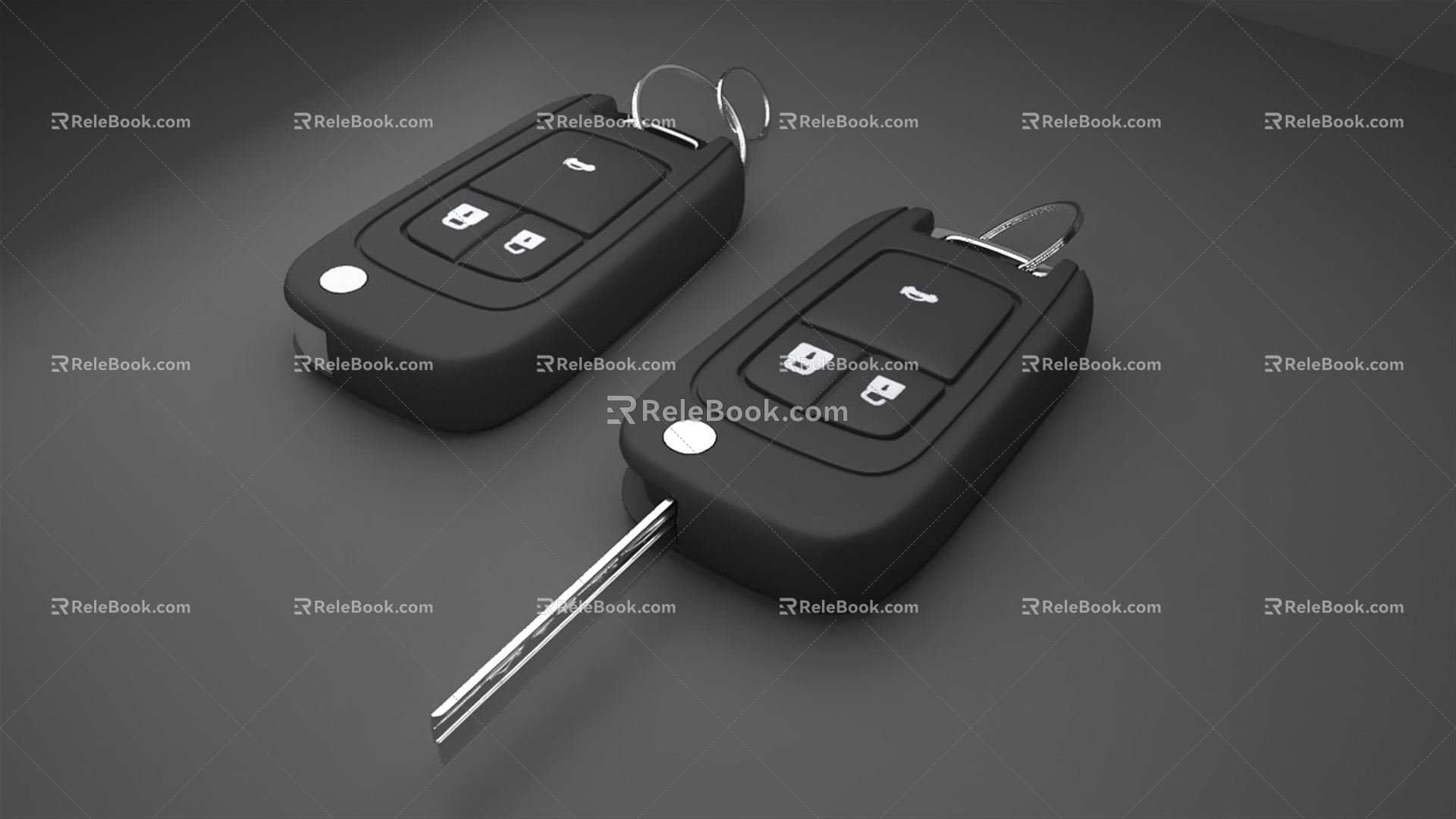 Modern Car Keys model