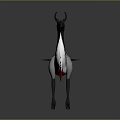 Game Movie Character Unique Fantasy Creature With Long Tail And Sleek 3D Design
